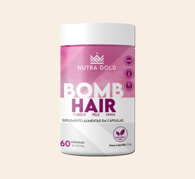 HAIR BOMB - Cabelo Pele e Unhas