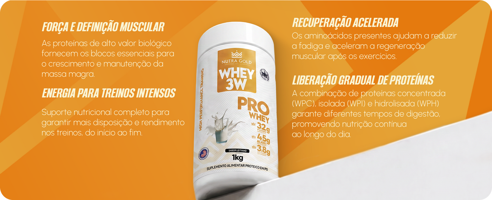 Tabela nutricional Nutra Gold