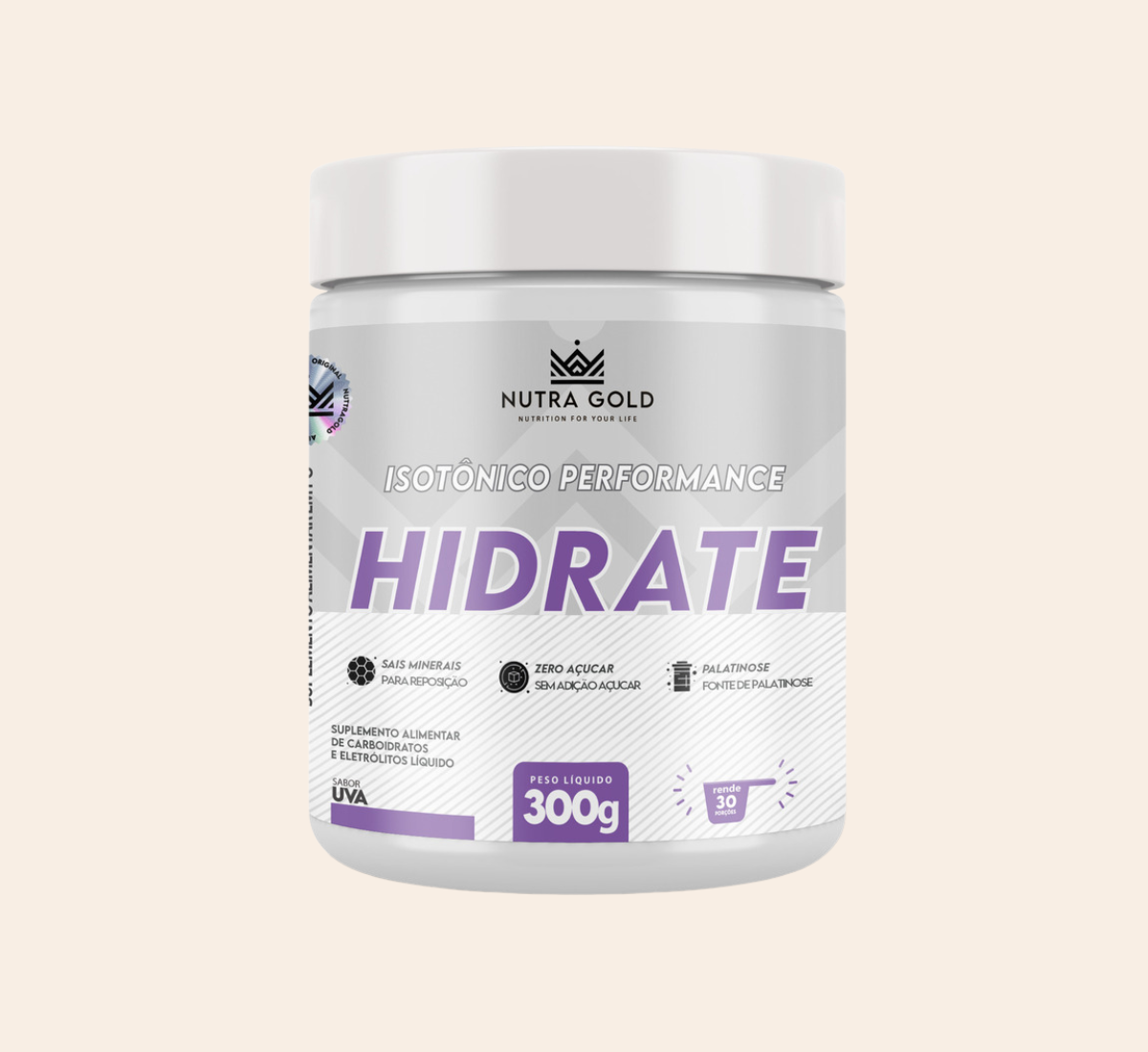 HIDRATE EM PÓ - ISOTÔNICO - UVA