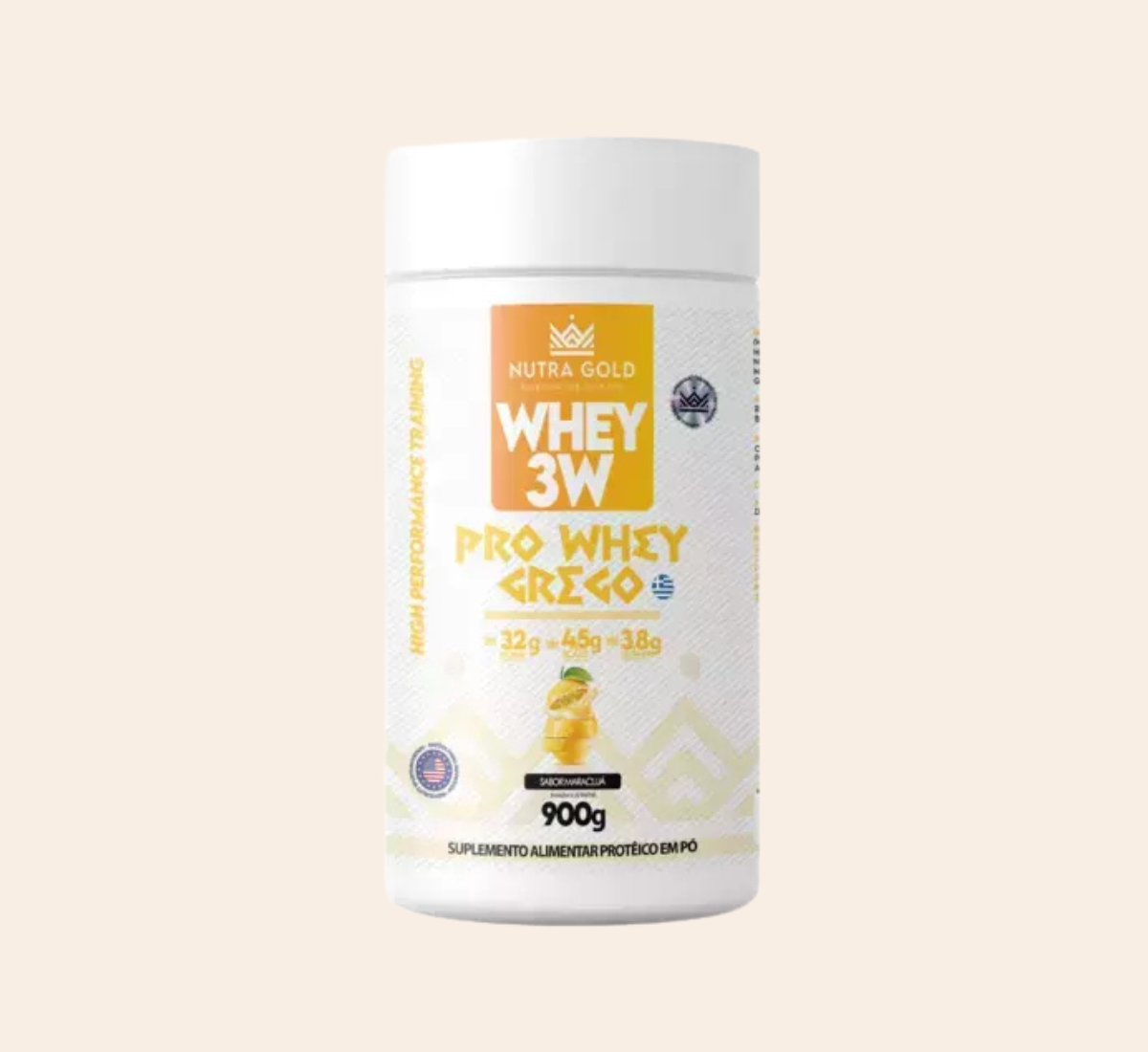 NUTRA WHEY PRO - GREGO MARACUJÁ - 900g - POTE