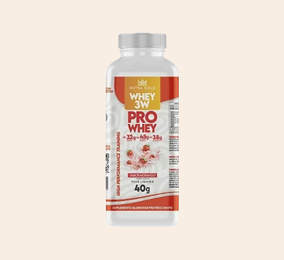 NUTRA WHEY PRO - MORANGO - 40g - DOSE ÚNICA