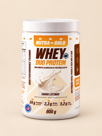Whey DUO PROTEIN 900 g – Leitinho – Nutra Gold